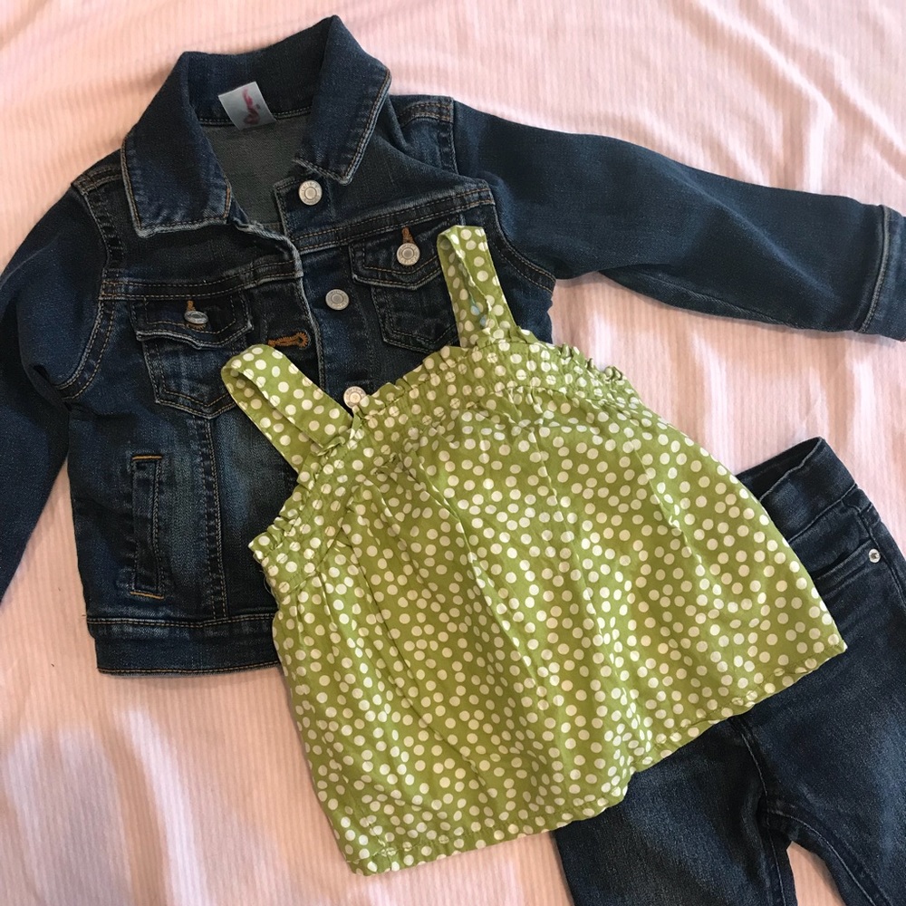 SALE 5/$15 💜Cherokee Green Tank Top Size 18M